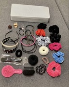 duży zestaw opasek do włosów i tak dalej