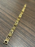 Ładna pozłacana bransoletka 