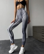 Legginsy sportowe na siłownię do treningu gym fitness S/36