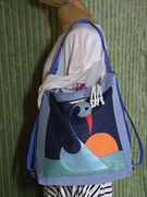 Torbo-plecak patchworkowy