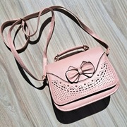 Torebka mała weselna różowa dla dziewczynki 