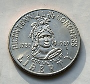 50 cent 1989 D 200 lat Kongresu half dollar  UNC  Stan !!! 