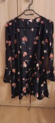 Czarna sukienka mini marki H&M Divided S