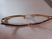 oprawki do okularów super lekkie z tytanu złote