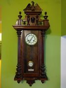 Stary Zegar Ścienny Regulator - Eklektyk - Sygn. D.R.G.M. - Ok. 1900 r.