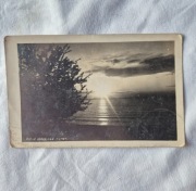 Gdynia 1934 kartka znaczek MS Piłsudski stempel 1937