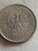 Sprzedam monetę 1 zloty 1982 rok wąska data