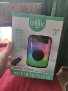 Przenośny głośnik led z pilotem