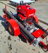 Wynajem motopompa strażacka 120m3/h Rosenbauer z silnikiem BMW