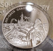 20 zł 2005 350 lecie obrony Jasnej Góry + folder