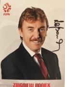Zbigniew Boniek oryginalny autograf 