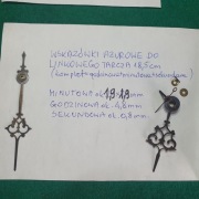 Komplet wskazówek ażurowych do zegara linkowego na tarczę 18,5 cm