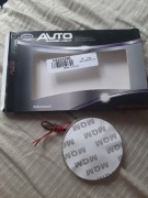 Podswietlany emblemat samochodu niebieski 12V tuning