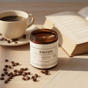 Świeca sojowa handmade Energia- Kawa