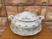 Waza + Talerz Porcelana Bavaria Mitterteich B419