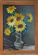 Obraz olejny 50x70cm słoneczniki