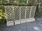 Donice ogrodowe z pergolą