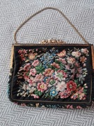 Torebka gobelinowa Vintage Petit Point z Wiednia, Antyk - Okazja!!