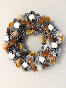 Wianek świąteczny, zimowy