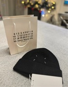 Czarna zimowa czapka MM6 Maison Margiela