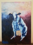 Obraz "Krowa z wielkim c***m" , charytatywna