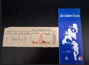 Eric Burdons kolekcjonerski bilet z koncertu w Sali Kongresowej