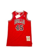 Czerwona koszulka Mitchell&Ness nr. 45 Jordan.