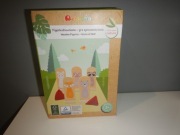 Nowa drewniana gra zbijak sprawnościowa zręcznościowa dla dzieci