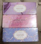 Świece 100% sojowe 9 sztuk w pięknych kolorowych opakowaniach