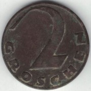 Austria 2 groschen 1930 - 19 mm - nr 1
