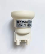 Polska oprawa żarówki E27 230V oprawka żarówek przykręcana Nowodvorski