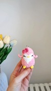 Pingwinek na szydełku, brelok, zawieszka handmade