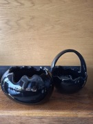 MISECZKA MISECZKI SKORUPKI JAJKA JAK HOME&YOU CZARNA