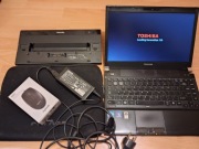 Laptop Toshiba R830 SSD 512GB, 4GB, Stacja Dok Oryg zasilacz pokrowiec mysz