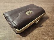 Portfel retro brązowy