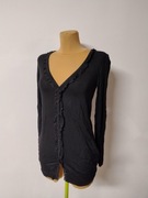 Czarna bluzka rozpinana 