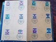 Zestaw 2 oryginalnych kart albumowych: Generalne Gubernatorstwo (1940-1941)
