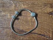 Pozłacana bransoletka Pandora 18cm