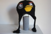 ANGRY BIRDS Czapka zimowa uszatka 45-53cm