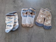 3 pary skarpetek dziecięcych 19-21