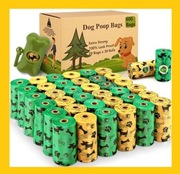 Woreczki na odchody 600 szt 30 rolki + Dozownik