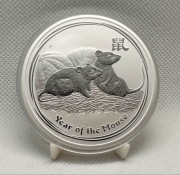 LUNAR II Rok Myszy Mysz 2008 mouse 2oz 2$