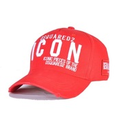DSQUARED2 ICON Czapka Bejsbólowka Czerwona