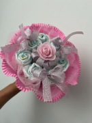 Bukiet z Pampersów tort prezent dla dziecka baby shower