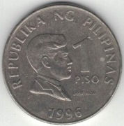 Filipiny 1 piso peso 1996 - 24 mm - nr 7