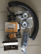 Golf mk3 zestaw części pasek pompa reperaturka błotnika gumy zwrotnica