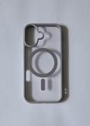 Etui/case przezroczyste z magsafe szare iPhone 17 