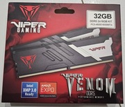 Pamięć VIPER, DDR5 32GB (2x16GB) 6000MHz, CL30 (PVV532G600C30K) Okazja, GW