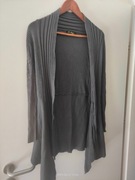 KARDIAN_Asymetryczny_Sweter_Grafitowy/ Szary_ 36 / S