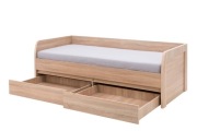 Łóżko Norton 90 cm z szufladami – Dąb Sonoma